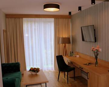 Фото номера Апартаменты с балконом Отель Hotel Echo г. Cedzyna 11